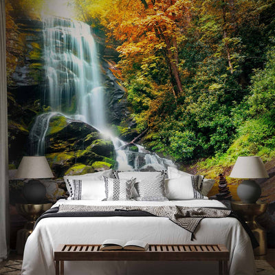 Фотообои С лесным водопадом - потрясающим чудом природы, 60093 g -art
