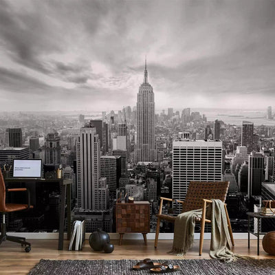 Wall Murals with New York in Gray - Old New York - 61504 G-ART