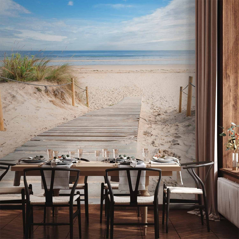 Wall Wall Murals with the beach - on the beach - 61592g -art