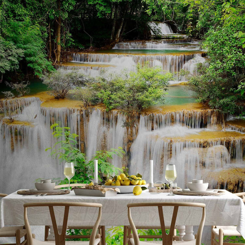 Фотообои с водопадом - природная красота - пейзаж на реке, 60030 г -арт