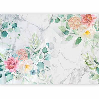 Fototapetes ar ziediem - Ziedi un marmora, 135946 G-ART