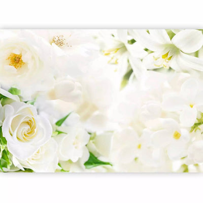 Wall Murals - white lilies and roses in one large bouquet, 96691g-art