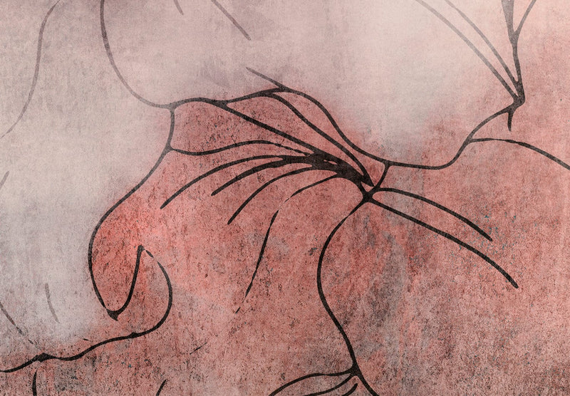 Fototapetes viesistabai rozā toņos - Baltas lilijas - 149250 G-ART