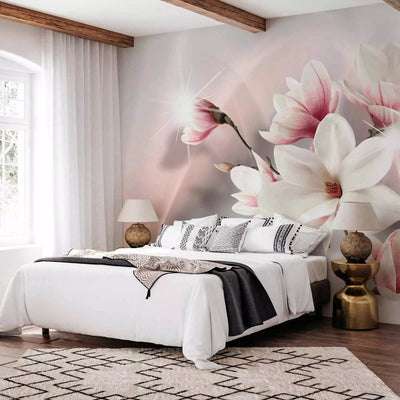 Wall Murals -Beautiful Magnolia and Pink Rainbow, 90588G-ART