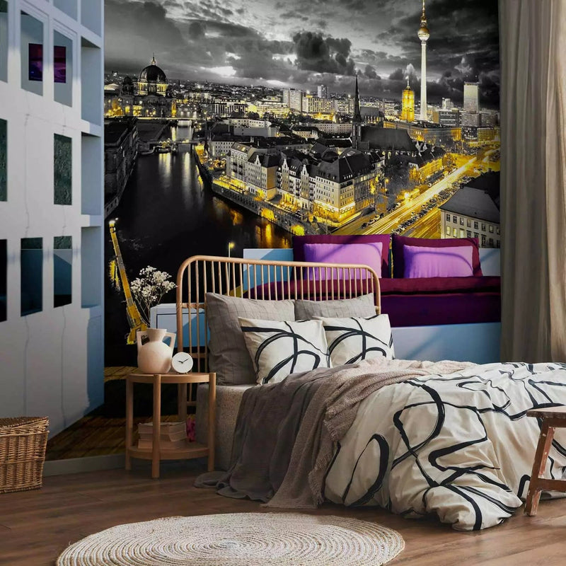 Wall Murals - Berlin Germany - Night City Architecture, 96605 G -Art