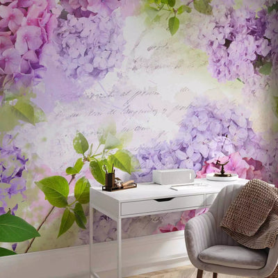 Wall Murals with lilac flowers of different colors- lilac, 89813- price G-art