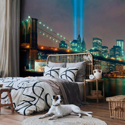 Wall Murals - Dynamic New York architecture at night - 61495 G-ART