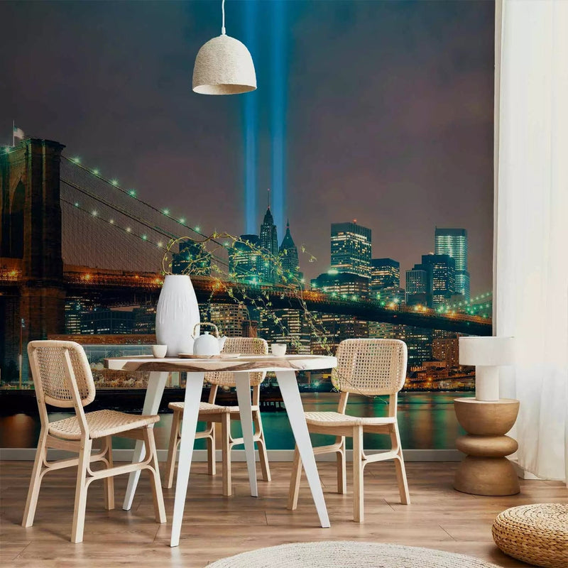 Wall Murals - Dynamic New York architecture at night - 61495 G-ART