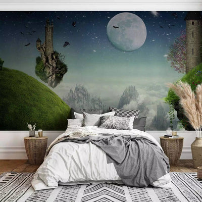 Wall Murals in fantasy style - Flight over the mountains, buy online G-ART