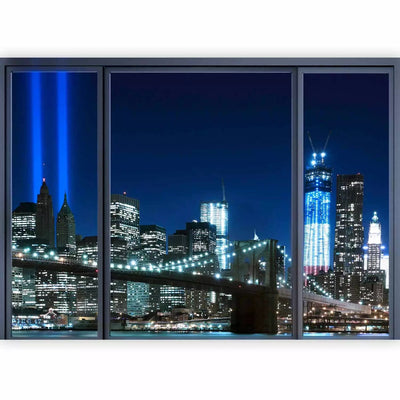 Wall Murals With New York in Blue - Light Road, 61645 G -Art