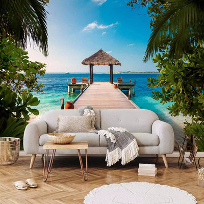 Wall Murals with tropical sea - Hawaiian dream, 96864G-ART