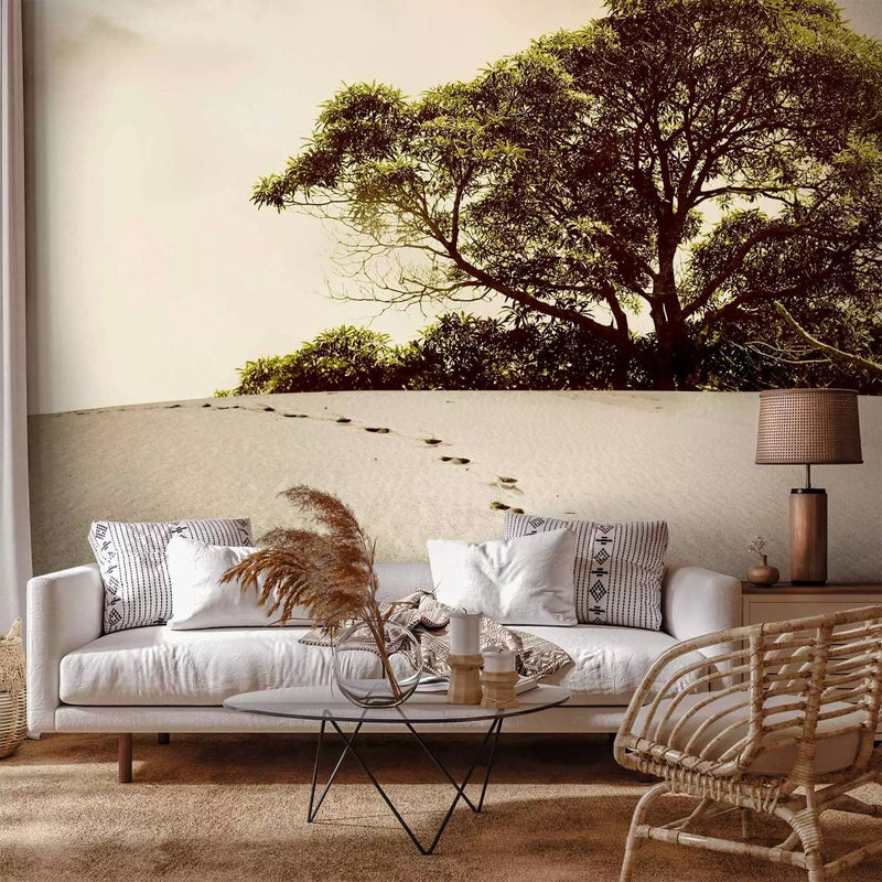 Wall Murals with green trees desert - with nature, 59908 G-ART