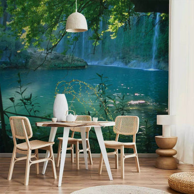 Wall Murals with one of Antalya's waterfalls - a better choice G-ART