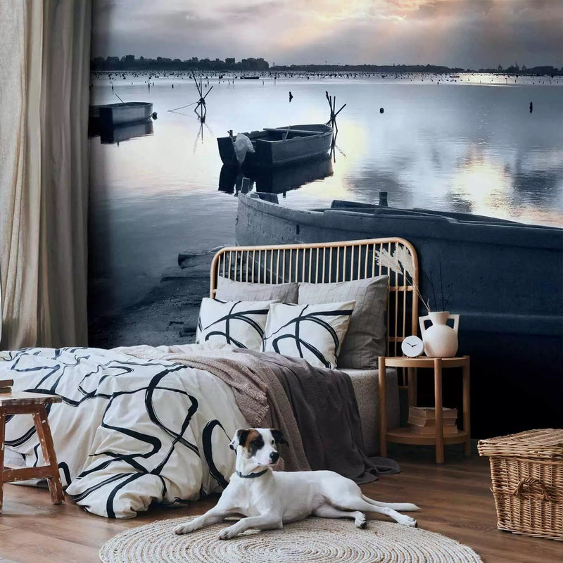 Wall Murals -Boats in the small harbor, 60254 - various sizes G-ART