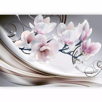 Серый Фотообои с Magnolia Flowers, 61895 - Лучшая цена g -art