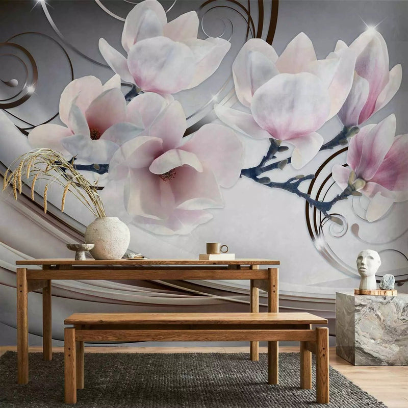 Hall Fototapeet Magnolia lilledega, 61895 - parem hind g -art