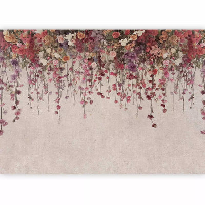 Wall Murals - Hanging flowers - composition on a light background, 161411 G-ART