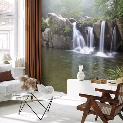 Wall Murals - waterfalls - landscape with forest - different types of G-ART