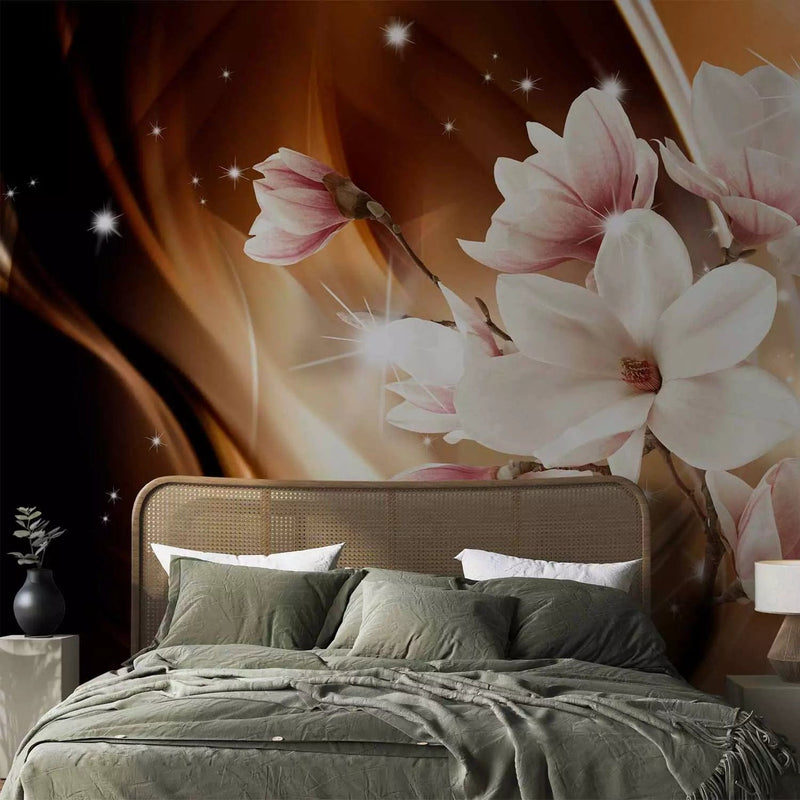 Wall Murals - abstract magnolia composition on a gorgeous background, 64895 G-ART