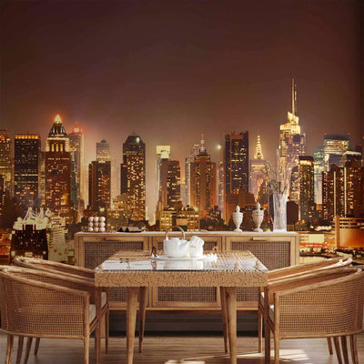 Wall Murals - New York Night Panorama, See, 64434 G-Art