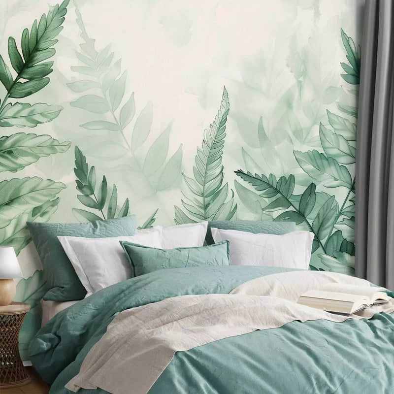 Wall Murals - Ferns in a misty forest, 161117 - buy online G-ART