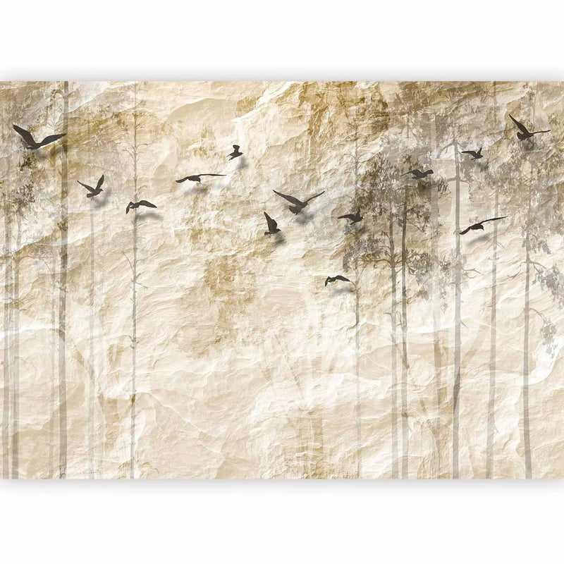 Wall Murals with birds - Paper world, 64113 G-ART