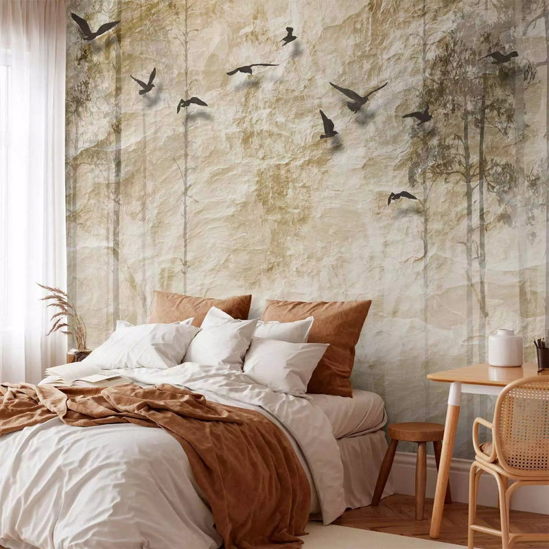 Wall Murals with birds - Paper world, 64113 G-ART