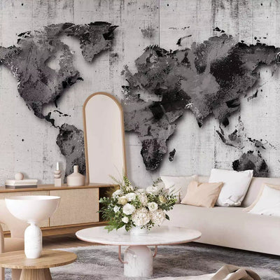 Wall Murals - World in shades of gray, 63959 - buy G-ART