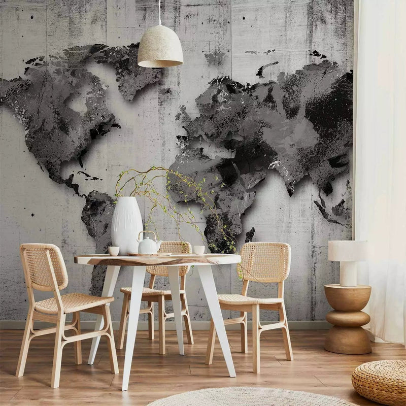 Wall Murals - World in shades of gray, 63959 - buy G-ART