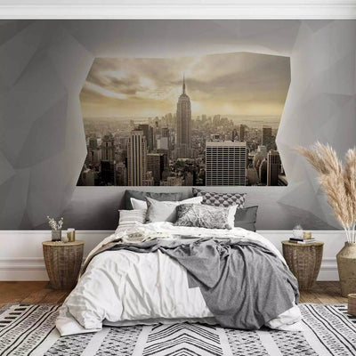 Wall Murals - Architecture - View of the Window to New York, 66243 G -Art