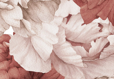 Fototapetes - Peonijas, spilgta ziedu kompozīcija rozā toņos, 143827 G-ART