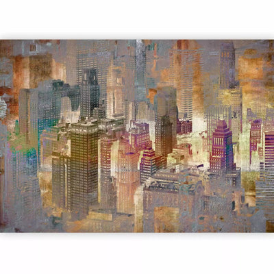 Fototapeet noortetoale - City in Fog, 61482 G-ART