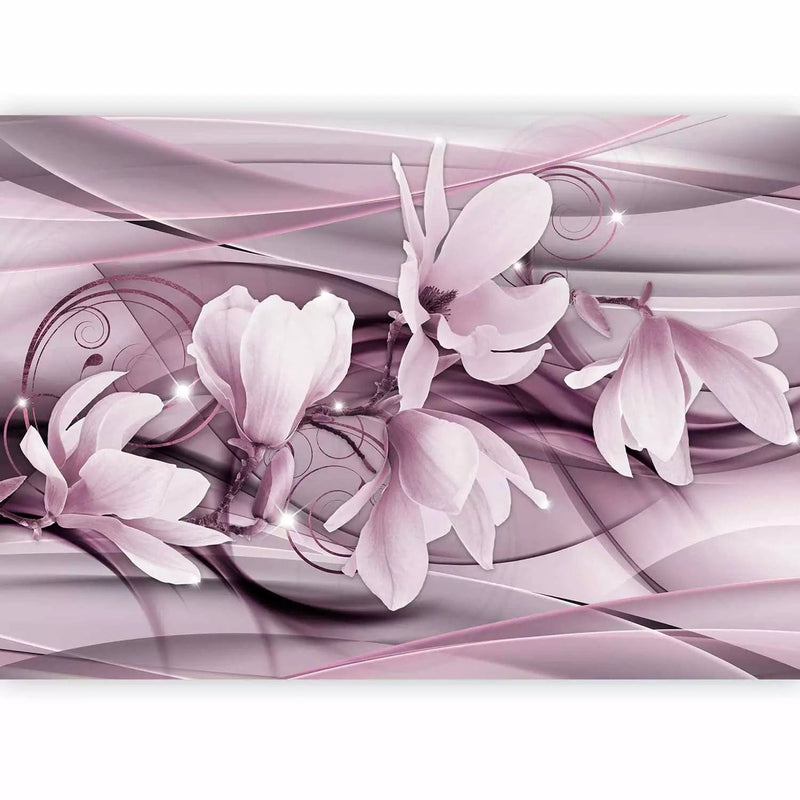 Violetti Valokuvatapetti magnolia ja abstraktio - 64111 , hinta G-ART