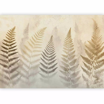 Wall Murals - fern leaves in soft, muted tones, 161118 G-ART