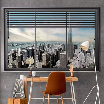 Wall Murals - View from the window to New York - 61568g -art