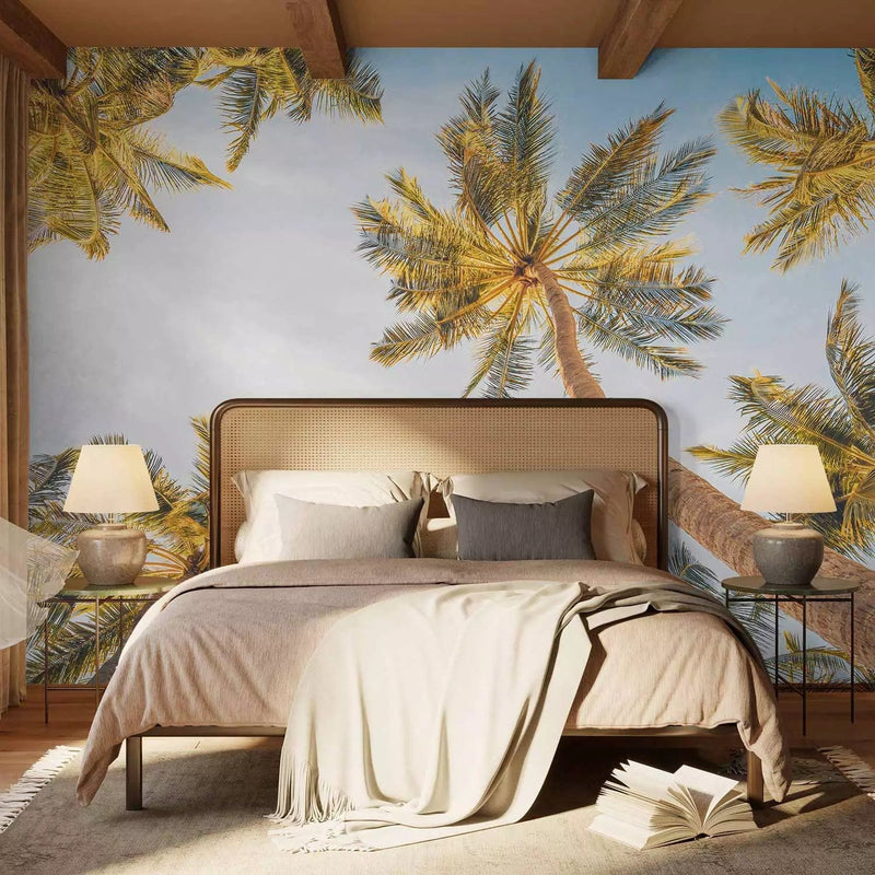 Wall Murals - view of palm tops and blue sky - 160119 G-ART