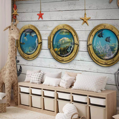 Wall Murals For children - underwater world view, 61262g -art