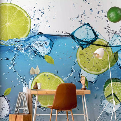 Wall Murals - refreshing fruit motif for the kitchen or room G-ART