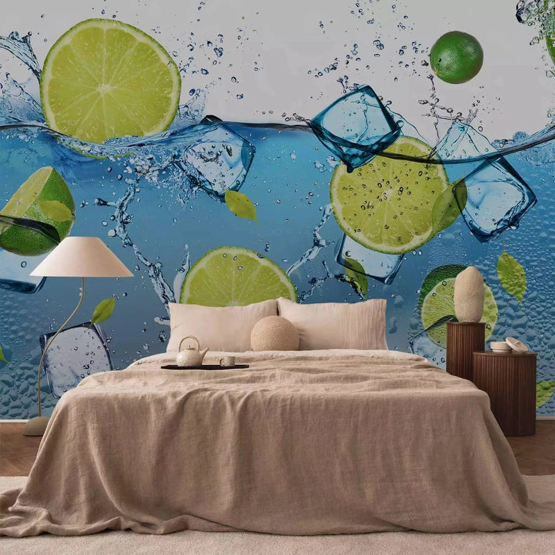 Wall Murals - refreshing fruit motif for the kitchen or room G-ART