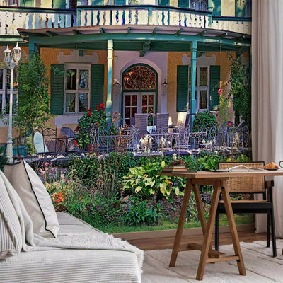 Beautiful Wall Murals overlooking the terrace at an old house - buy G -art