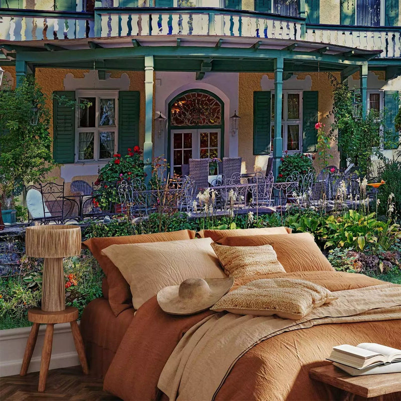 Beautiful Wall Murals overlooking the terrace at an old house - buy G -art