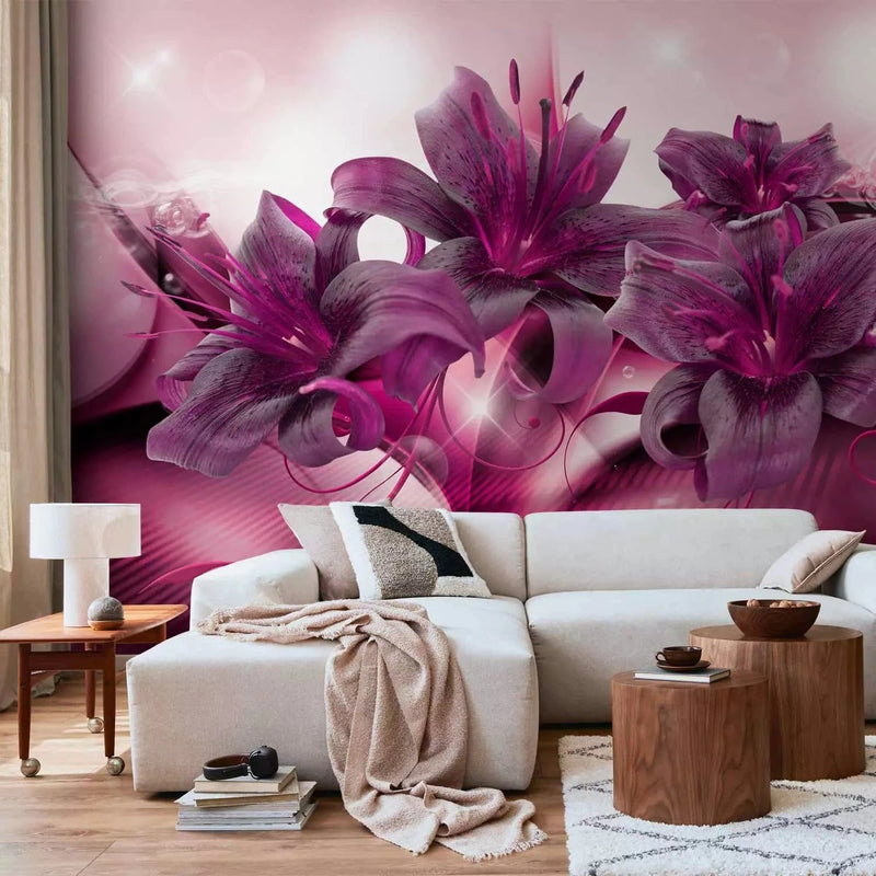 Wall Murals - Purple orchids, 64180 - different sizes available G-ART