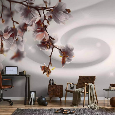 Fototapetai - žydinčios baltosios magnolijos, 92739G-ART