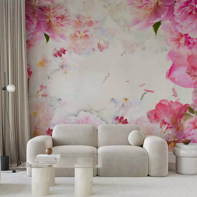 Wall Murals - Bouquet with peonies in pink shades in your bedroom, 60108 G-art