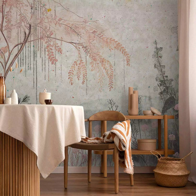 Wall Murals - composition with soft colors and fine details, 161091 G-ART