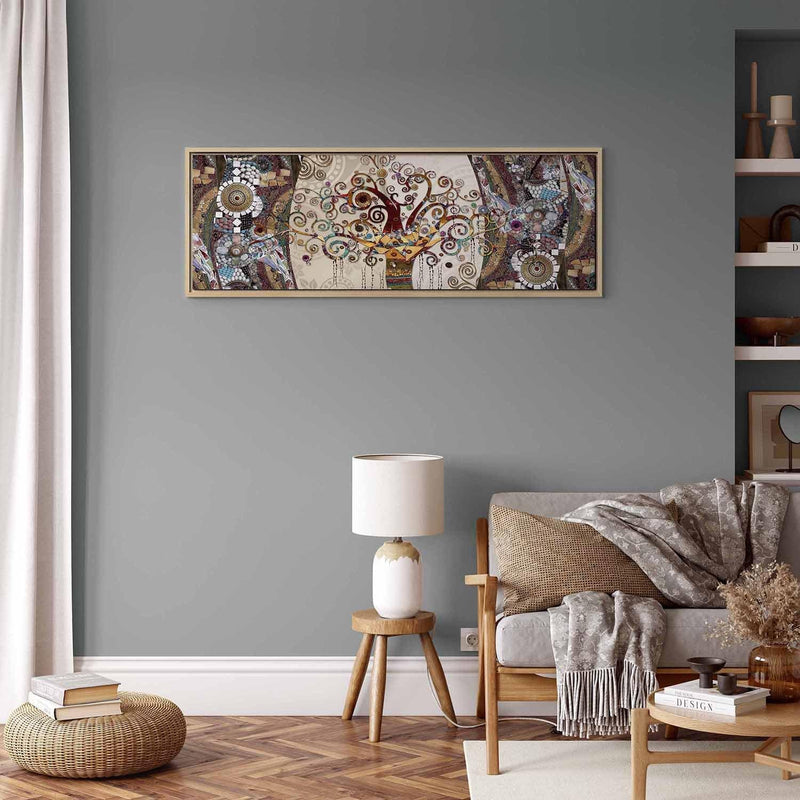 Картина в деревянной раме - Абстрактная мозаика G ART