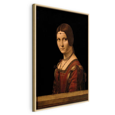 Картина в деревянной раме - репродукция Леонардо да Винчи G ART