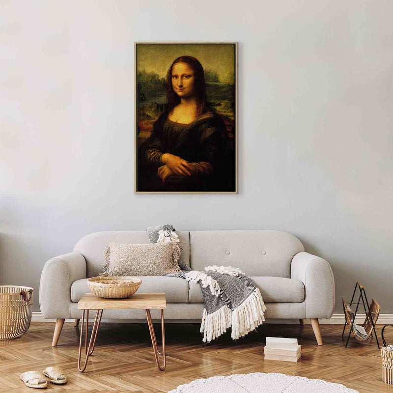 Картина в деревянной раме - Мона Лиза G ART