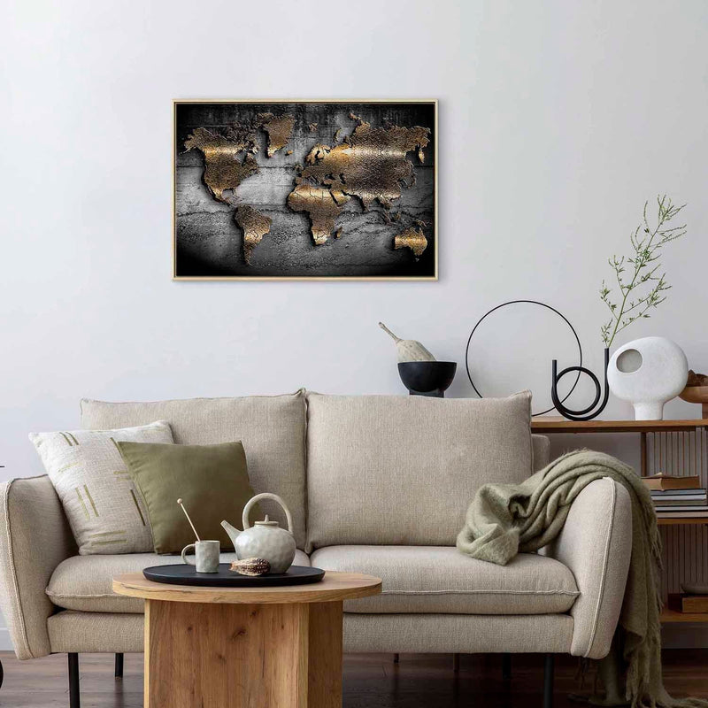 Glezna koka rāmī - Pasaules dārgakmeņi - pirkt gleznas online G ART