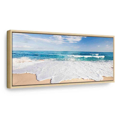 Картина в деревянной раме - Пляж на острове Каптива G ART